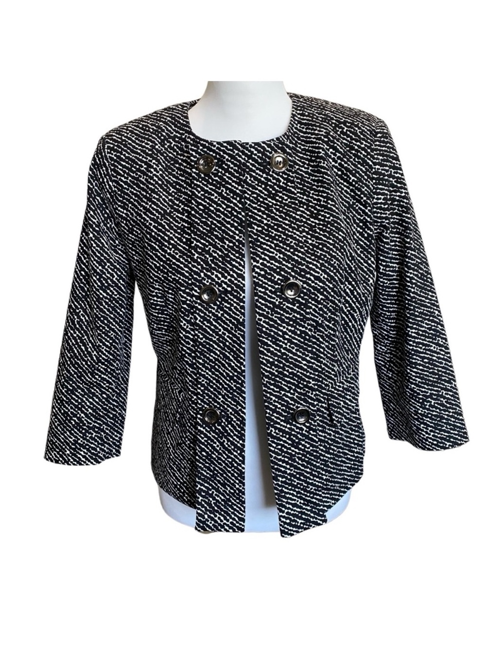 New York & Company Double Breasted Blazer